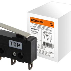 Сигнальный выключатель для контроля положения крышки ПВР (NO/NC) 5A 250В AC/ 4A 30В DC TDM SQ0726-0017