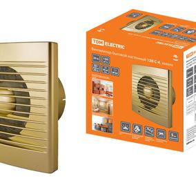 Вентилятор бытовой настенный 120 С-4, золото TDM SQ1807-0120
