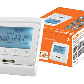 Термостат для теплых полов электронный ТТПЭ-1 16А 250В с датчиком 3м TDM SQ2503-0001
