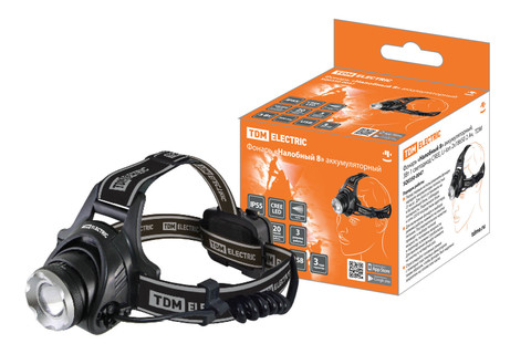 Фонарь «Налобный 8» аккумуляторный, 3Вт 1 светодиод CREE, Li-Ion 2x18650 2 Ач, TDM Фонарь «Налобный 8» аккумуляторный, 3Вт 1 светодиод CREE, Li-Ion 2x18650 2 Ач, TDM