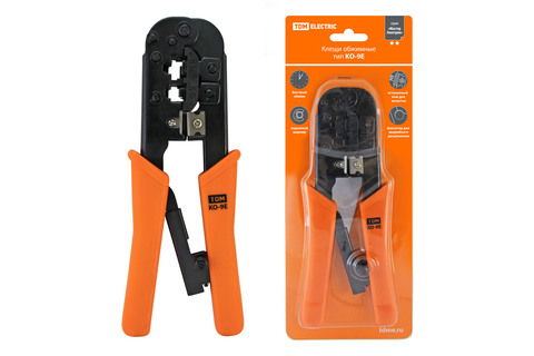 Клещи обжимные KO-9E (обжим RJ-11, RJ-45), «МастерЭлектрик» TDM Клещи обжимные KO-9E (обжим RJ-11, RJ-45), «МастерЭлектрик» TDM